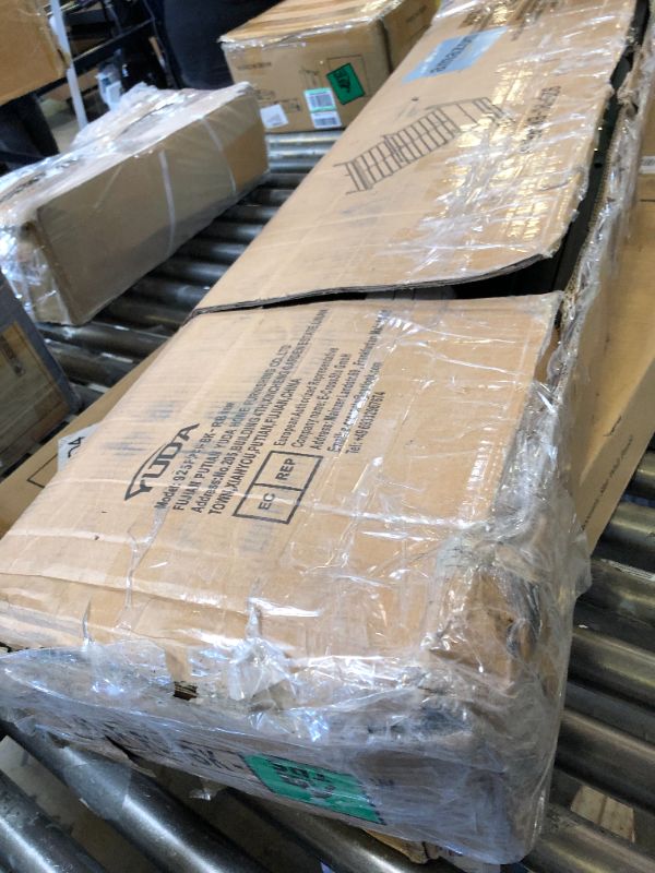 Photo 1 of BOFENG Full Size Bed Frame with Storage Headboard/Charging Station,Heavy Duty Metal Platform Bed Frame Full,Reinforced Steel Slats Support, No Box Spring Needed/Easy Assembly/Noise Free/Rustic Brown Rustic Brown Full