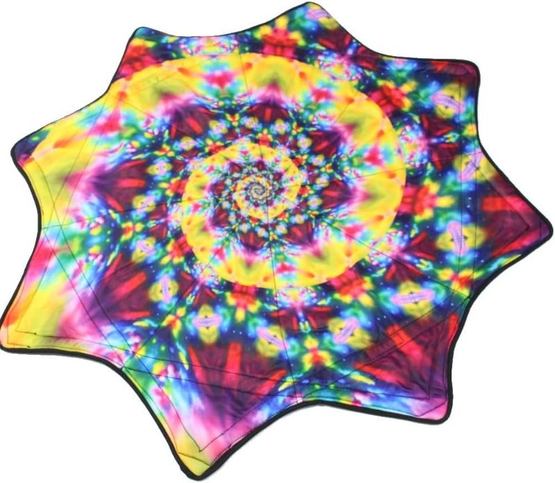 Photo 1 of Mougee (moo-jee) Air Flow Star - EON Design Collection - For Beginners&Advanced - Fun&Challenging - Double Stitched Flow Toy -Vibrant Colors&Patterns -High Quality - 28” Diameter - Fractalicious
