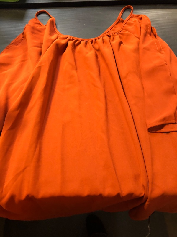 Photo 1 of XL plus women's burnt orange top