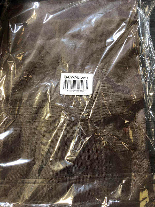 Photo 1 of Iszy Billiards Pool Table Cover - Nylon Billiard Table Cover - Perfect for Indoor and Outdoor Use - 7-Foot Brown