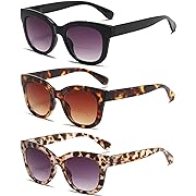 Photo 1 of Bifocal Sunglasses For Women Reading Sunglasses 3 Pack UV400 Sun Readers Glasses With Spring Hinge +2.25