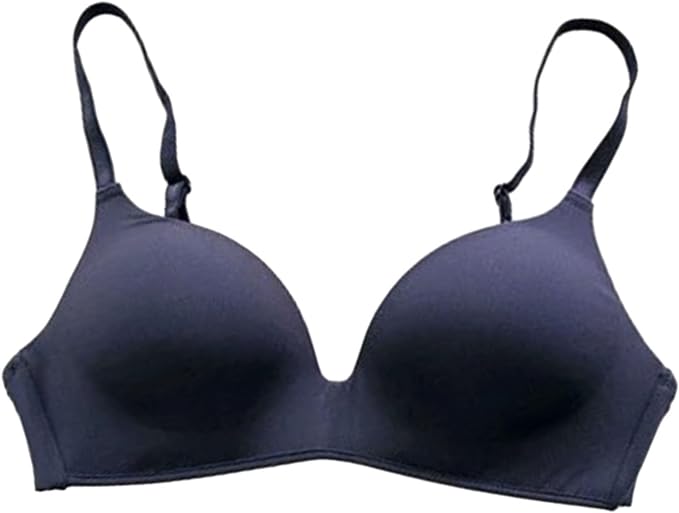 Photo 1 of Size 38c--Contoured Cup Bra Smooth Shape Women Soft Seamless Solid Color Adjustable Shoulder Strap Padded No Wire Elastic Back