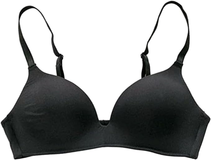 Photo 1 of Size 38C--Contoured Cup Bra Smooth Shape Women Soft Seamless Solid Color Adjustable Shoulder Strap Padded No Wire Elastic Back