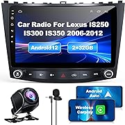 Photo 1 of Android 12 Car Stereo Upgrade Radio for Lexus IS250 IS350 2006-2012, 10.1 Inch Touchscreen 2G+32G Lexus Stereo Support Wireless Carplay/Android Auto