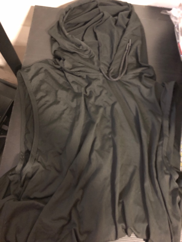 Photo 1 of Size XL---Hooded Sleeveless Men's Jersey Black 