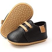 Photo 1 of Size 3---SENIURIS Unisex Baby Boys Girls Sneakers Shoes Infants Athletic Lightweight and Breathable PU Leather Shoes Toddlers Perfect for Outdoor Activities Crib Flats