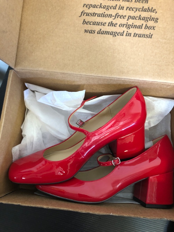 Photo 2 of Size 10--Women's Block Heels red Shoes