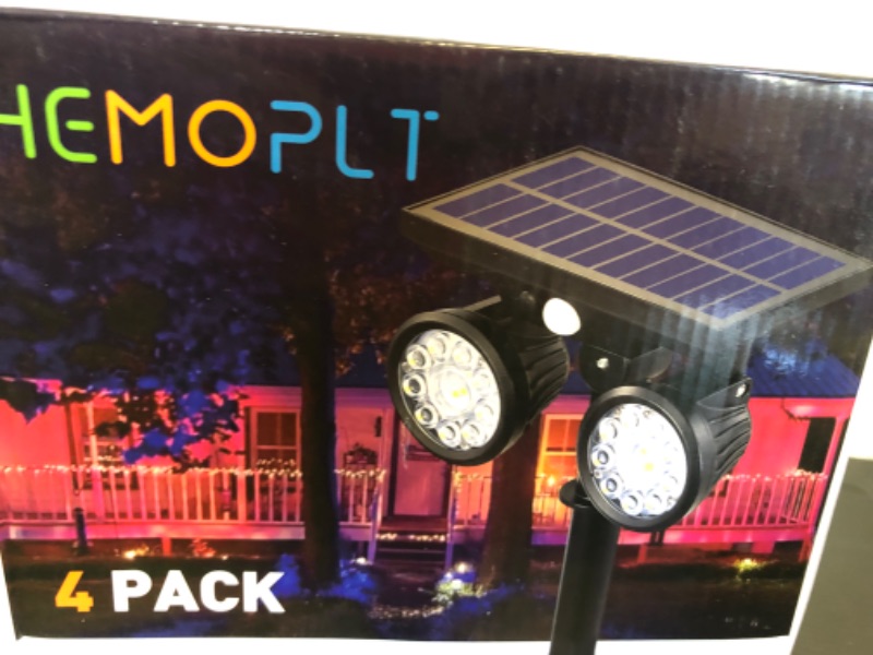 Photo 1 of 4Pack  Solar Lawn Spotlight 