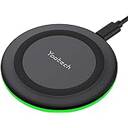 Photo 1 of Yootech Wireless Charger,10W Max Fast Wireless Charging Pad Compatible with iPhone 15/15 Plus/15 Pro Max/14/13/SE 2022/12/11/X/8,Samsung Galaxy S22/S21/S20,for AirPods Pro 2(No AC Adapter)