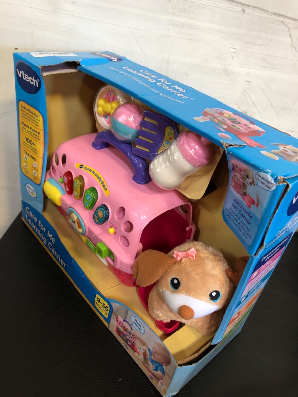 Photo 2 of VTech Care for Me Learning Carrier Toy with Amazon Basics AAA Batteries Bundle