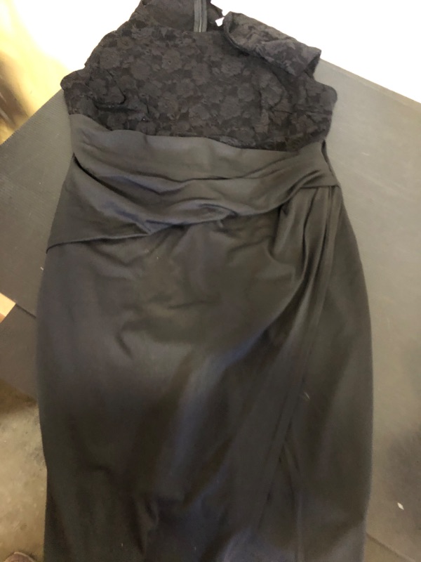Photo 1 of Size L---Women's Sleeveless Casual Black Dress
