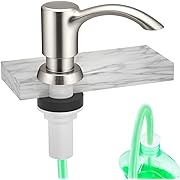 Photo 1 of SAMODRA Built-in Kitchen Sink Soap Dispenser with Extension Tube Kit - Brushed Nickel Finish, Leak-Proof Design, No Top Refill Required (39" Tube)