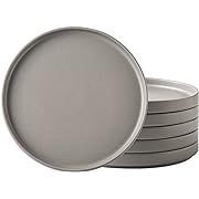 Photo 1 of AmorArc Ceramic Plates Set of 6, Matte Glaze 8.0 Inch Dishes Set for Kitchen, Dessert,Salad,Appetizer, Small Dinner Plates, Microwave & Dishwasher Safe