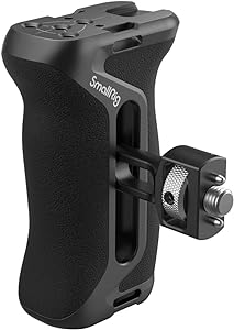 Photo 1 of SmallRig Locating Side Handle for ARRI, 36mm Up/Down Adjustable, Left or Right Side Ergonomic Handgrip for Camera Cages, Built-in 1/4"-20 Threaded Hole, Strap Hole, Cold Shoe - 4016