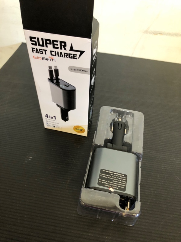 Photo 1 of Retractable Car Charger --Type C Car Charger