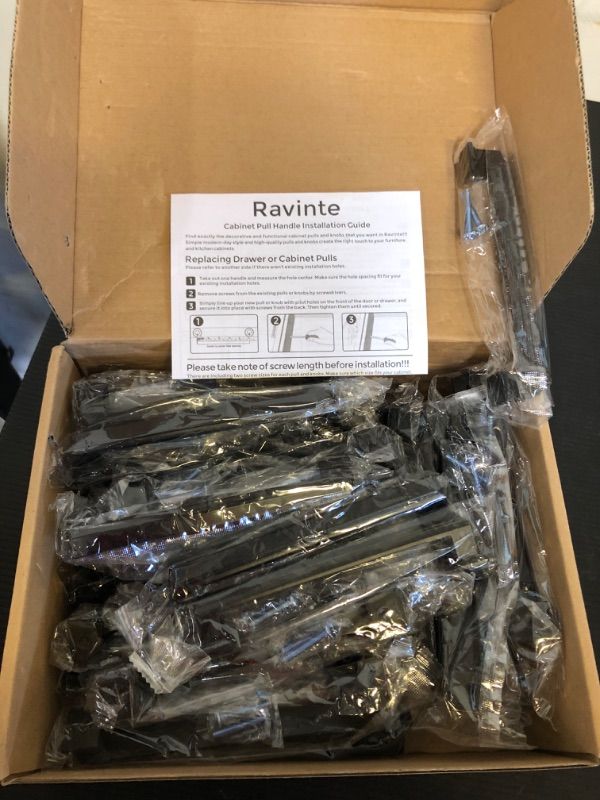 Photo 1 of Ravinte Cabinet Hardware-Black