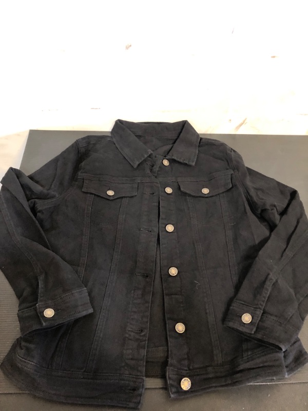 Photo 1 of Size L---Black Denim Jacket 