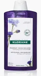 Photo 1 of Klorane Plant-Based Purple Shampoo with Centaury, Brightens Blonde, Platinum, Silver, Gray or White Hair, Neutralizes Unwanted Yellow and Copper Tones, Paraben, Silicone and Sulfate Free Anti-Yellowing Hair Essentials Updated Formula