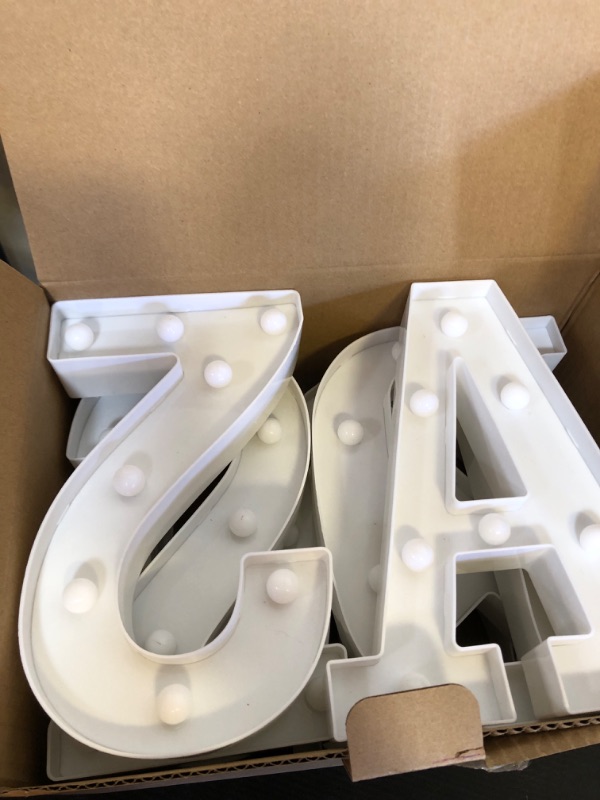 Photo 2 of 2024 Graduation Decorations - 2FT Large PRE-CUT GRAD Marquee Letters Kit