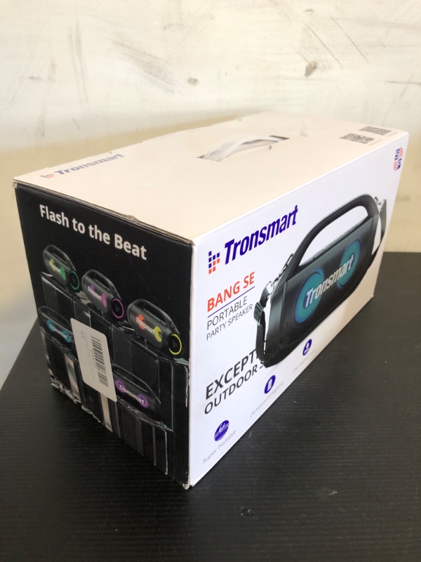 Photo 1 of Tronsmart Bang SE Portable Bluetooth Speaker, Colorful LED and 40W Wireless Stereo to Infuse Your Party, Ultra Lightweight Portable Design and IPX6 Waterproof, Suitable for Party/Outdoor/Travel