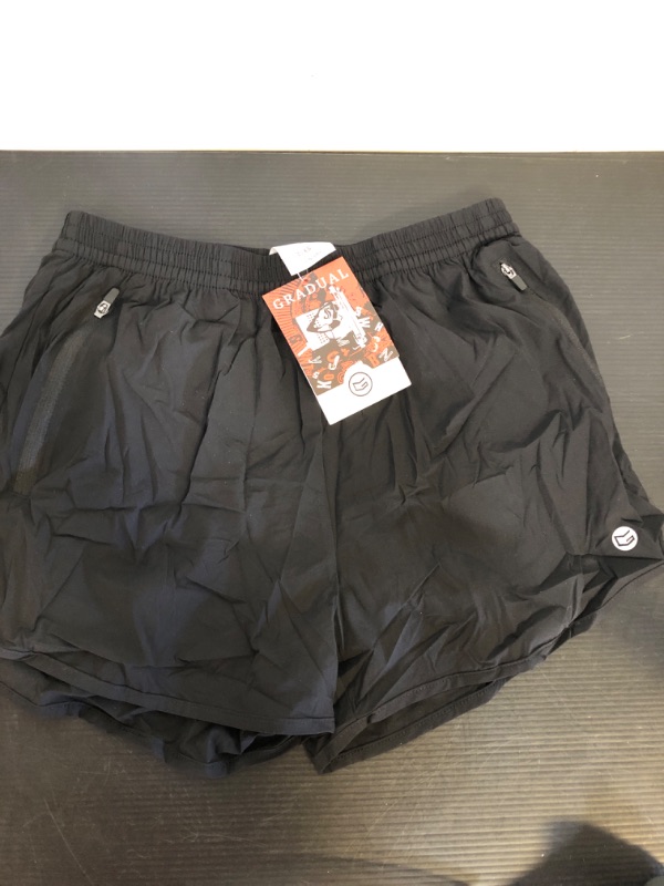 Photo 1 of Size XS----Gradual Running Shorts with Pockets -Black 
