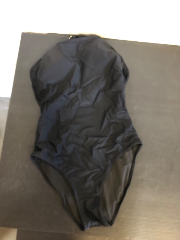 Photo 1 of One piece Black Bikini Swimwear-Black-***unknown size but looks like S