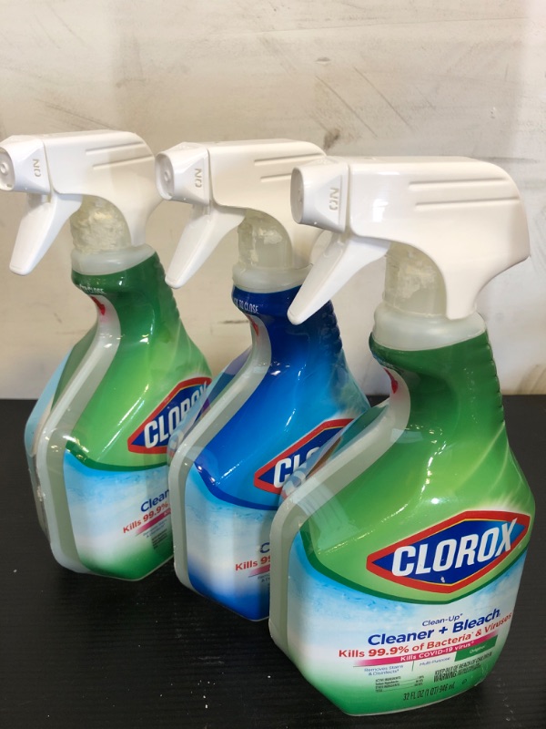 Photo 2 of 3pack Clorox Clean-Up All Purpose Cleaner Spray Bottle with Bleach, Fresh Scent, 32 Fl Oz