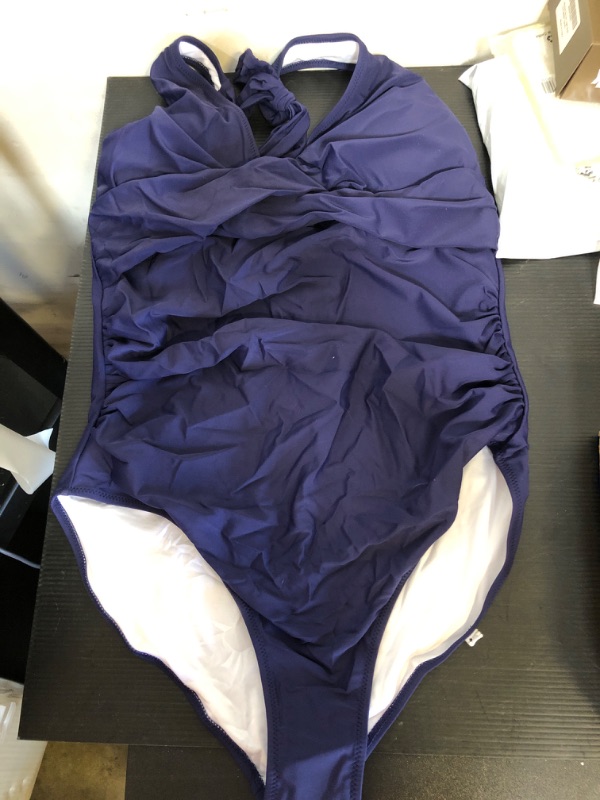 Photo 1 of Size XL--One Piece Navy Bikini Swimsuit