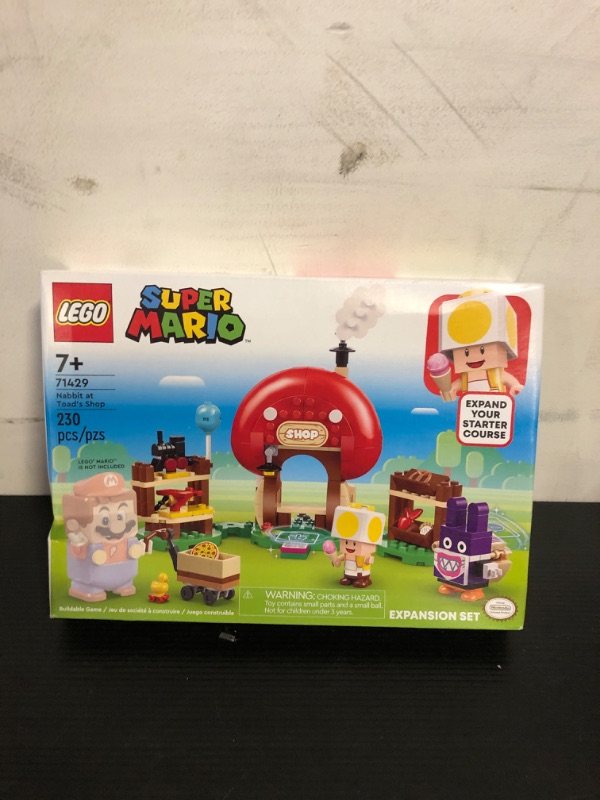 Photo 1 of LEGO Super Mario Nabbit at Toad’s Shop Expansion Set, Build and Display Toy for Kids, Video Game Toy Gift Idea for Gamers, Boys and Girls Ages 7 and Up, 71429