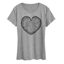 Photo 1 of Size 2XL--Tree Trunk Heart Shirt