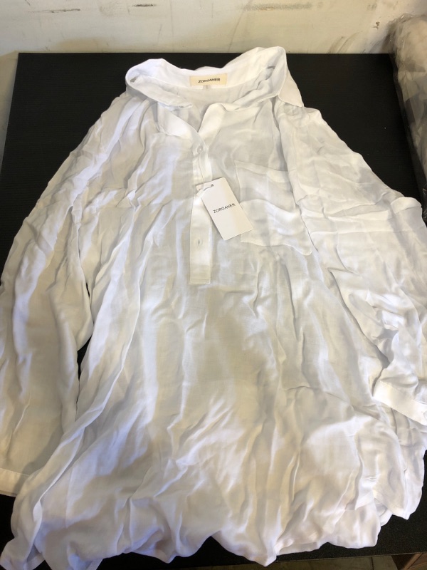 Photo 1 of Size L--Long Sleeve White Shirt