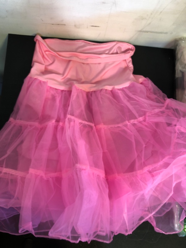 Photo 1 of Size XL---Vanrose Jan Calf Length Petticoat 30 inch for Women Fluffy Tutu Skirt