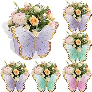 Photo 1 of Butterfly Centerpieces for Baby Shower Birthday Tea Party Favors Décor, Butterfly Decorations for Tables