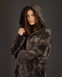 Photo 1 of Size M---Hooded Fleece Wrap