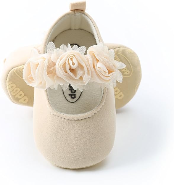 Photo 1 of Size 12---Baby Girl Mary Jane Flat Shoes Non-Slip Soft Sole Bowknot Wedding School Dress Shoes Toddler Girl Gress Shoes