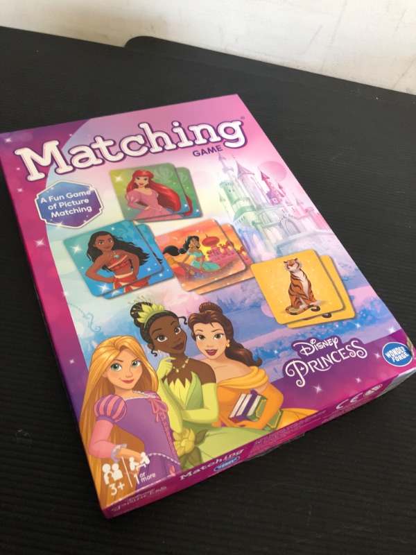 Photo 1 of Disney Princess Matching Game by Wonder Forge | For Boys & Girls Age 3 to 5 | A Fun & Fast Disney Memory Game for Kids | Cinderella, Jasmine, Mulan, and more