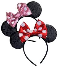 Photo 1 of 2Pcs Bow Mouse Head Band