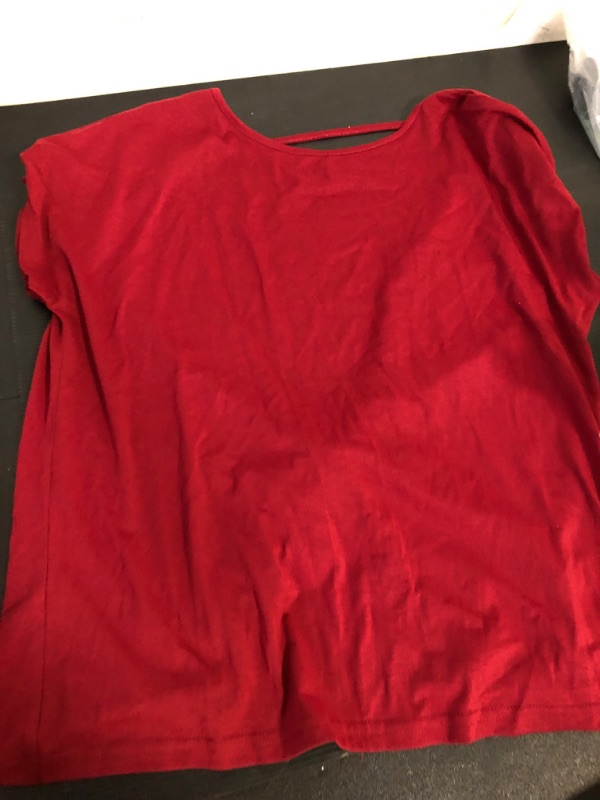 Photo 1 of Size S---Short Sleeve Red Shirt