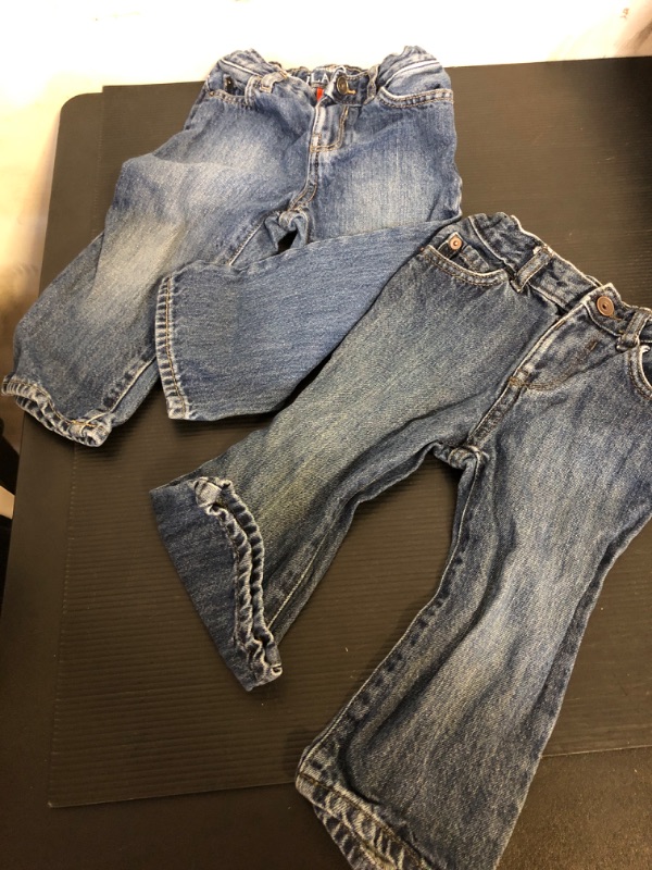 Photo 1 of Size 18/24---Toddler  Pair of Blue Jeans 