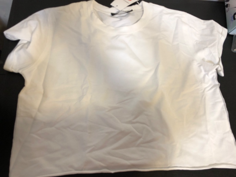 Photo 1 of Size L---Short Sleeve White Cop Top