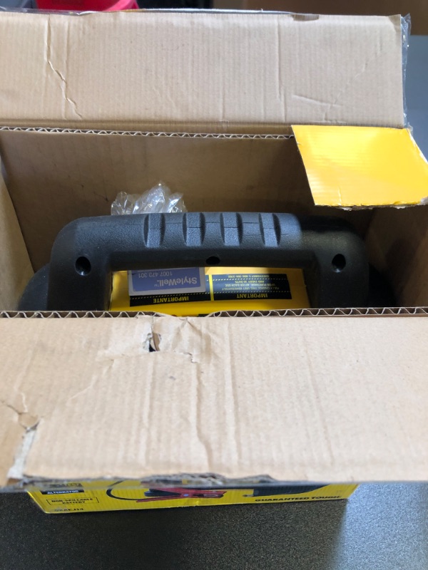 Photo 2 of DEWALT DXAEJ14-Type2 Digital Portable Power Station Jump Starter - 1600 Peak Amps with 120 PSI Compressor, AC Charging Cube, 15W USB-A and 25W USB-C Power for Electronic Devices 1600 Amps