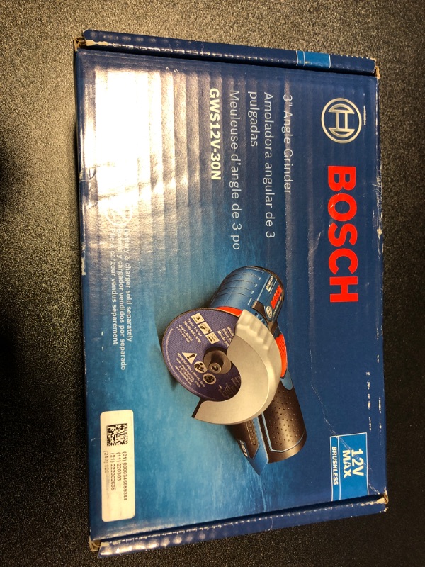 Photo 2 of 


























Bosch 12V Max Brushless 3-in Angle Grinder (Tool Only) GWS12V-30N


