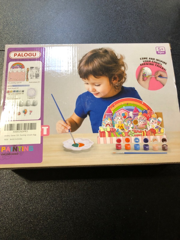 Photo 1 of Anditoy Paint Your Own Unicorn Easter Eggs Crafts Kit for Kids Boys Girls Easter Basket Stuffers Gifts Party Favors
