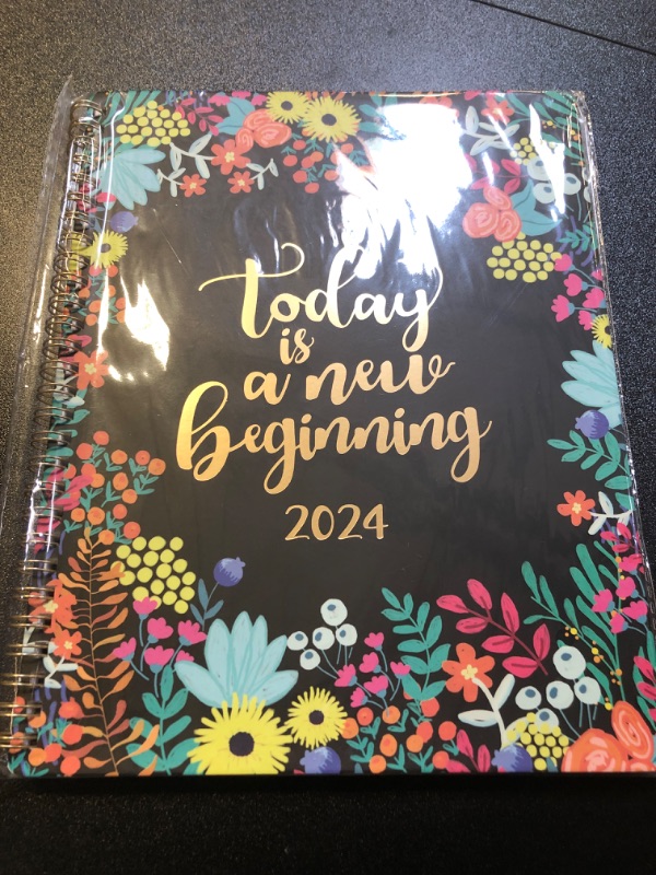 Photo 2 of Planner 2023-2024 - Academic Planner 2023-2024 from July 2023 - June 2024, Weekly & Monthly Planner with To-Do List, 8" x 10", Twin Wire Binding Perfect for Planning Your Home or Office Black