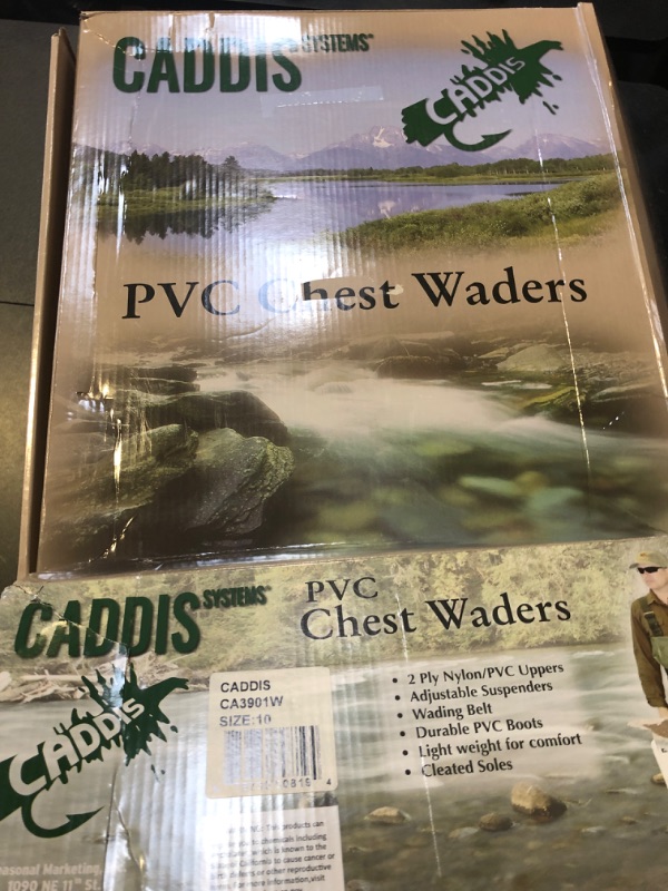 Photo 2 of Caddis Waders CA3901W-10 PVC Chest Waders Boot