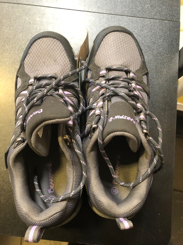 Photo 1 of BEAR PAW 9.5 LAVANDER HIKING SHOES WORN BUT LIKE NEW 