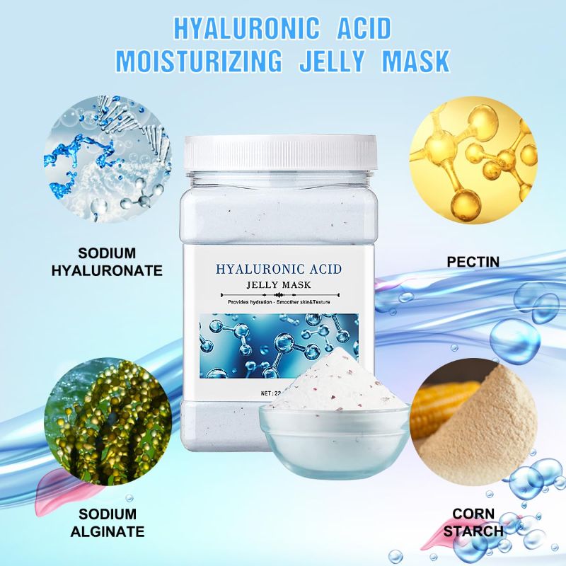 Photo 1 of  Jelly Masks For Facials Professional, Hydro Jelly Face Mask Bulk, Jelly Mask Powder For Facials Skin Care, Natural Gel Hydro Face Masks Moisturizing z?Hyaluronic acid?