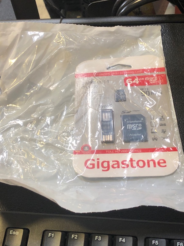 Photo 2 of Gigastone GS-4IN1600X64GB-R Prime Series microSD Card 4-in-1 Kit (64GB)