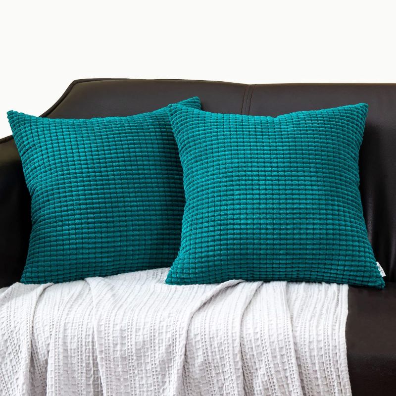 Photo 1 of  Teal Green Decorative Throw Pillow Covers