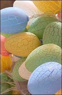 Photo 1 of  Crack Design Bright Color Happy Easter Egg  